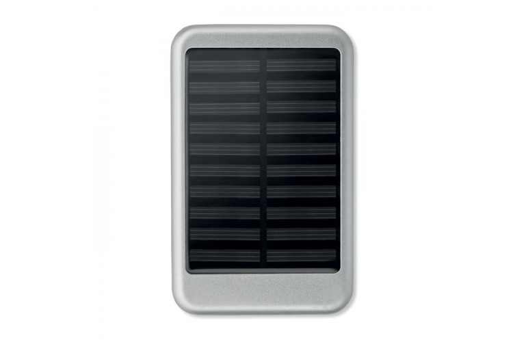 4000 mAH POWERBANK słoneczna Solarflat - srebrny